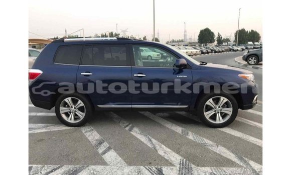 Buy Import Toyota Highlander Blue Car in Import - Dubai in Ahal Buy Import Toyota Highlander Blue Car in Import - Dubai in Ahal