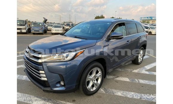 Buy Import Toyota Highlander Blue Car in Import - Dubai in Ahal Buy Import Toyota Highlander Blue Car in Import - Dubai in Ahal