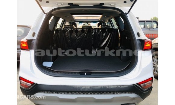 Buy Import Hyundai Santa Fe White Car in Import - Dubai in Ahal Buy Import Hyundai Santa Fe White Car in Import - Dubai in Ahal