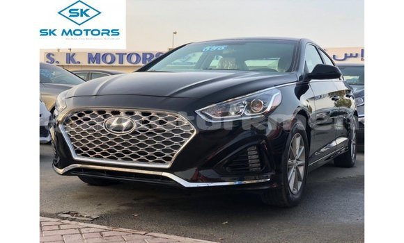 Buy Import Hyundai Sonata Black Car in Import - Dubai in Ahal