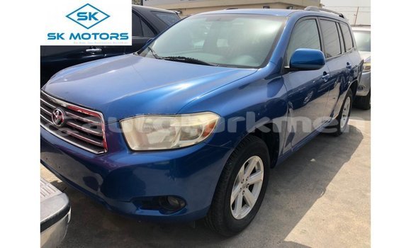Buy Import Toyota Highlander Blue Car in Import - Dubai in Ahal Buy Import Toyota Highlander Blue Car in Import - Dubai in Ahal