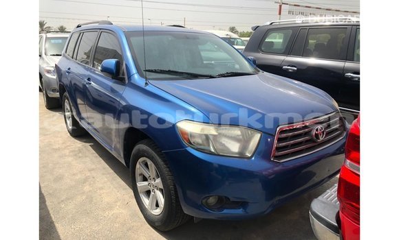 Buy Import Toyota Highlander Blue Car in Import - Dubai in Ahal Buy Import Toyota Highlander Blue Car in Import - Dubai in Ahal