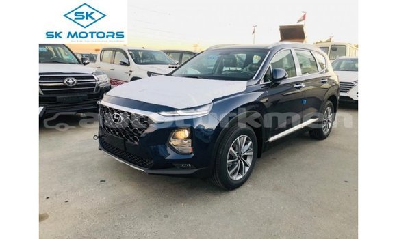 Buy Import Hyundai Santa Fe Blue Car in Import - Dubai in Ahal
