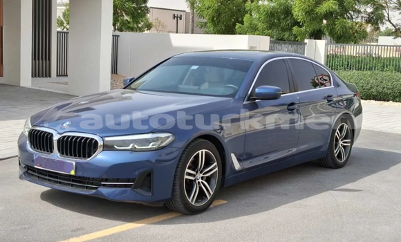 Buy Used BMW 5–Series Blue Car in Asgabat in Asgabat