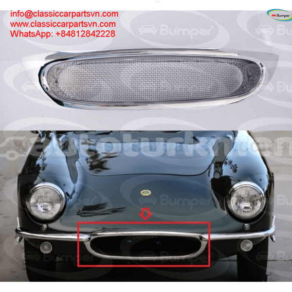 Big with watermark lotus elite s1 front grille and bumper 3