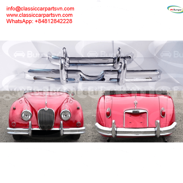 Big with watermark jaguar xk150 bumpers 1957 1961 1