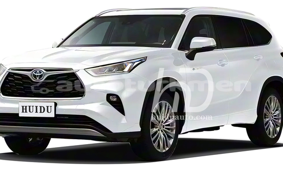 Buy New Toyota Highlander White Car in Turkmenbasi in Balkan Buy New Toyota Highlander White Car in Turkmenbasi in Balkan