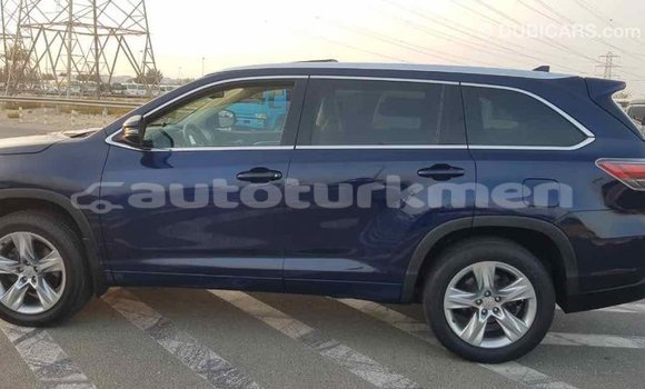 Buy Import Toyota Highlander Blue Car in Import - Dubai in Ahal Buy Import Toyota Highlander Blue Car in Import - Dubai in Ahal
