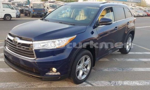 Buy Import Toyota Highlander Blue Car in Import - Dubai in Ahal Buy Import Toyota Highlander Blue Car in Import - Dubai in Ahal